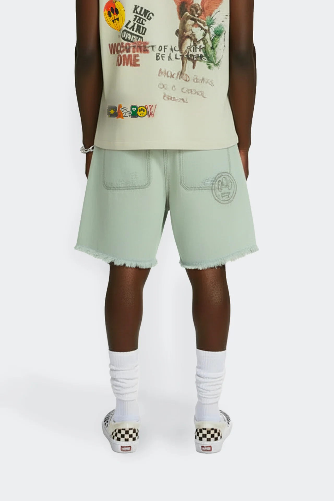 Barrow Denim Shorts - Image 6